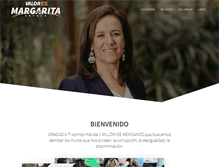 Tablet Screenshot of margaritazavala.com